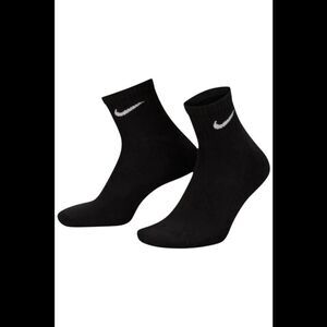 Nike Men's 3-Pack Everyday Ankle Socks Black